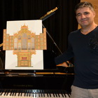 Roberto D'Olbia en concert à Grandvillars découvre le projet d'orgue ibérique